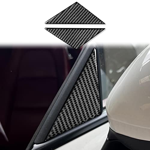 【Deesse 】ポルシェ 982 718ボクスター 718ケイマン 2016~2022に対応リアルカーボンファイバー バックミラー Aピラー装飾パーツドアウィンドウ傷防止アクセサリー2pcs