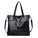 ❀ 2-teiliges Set: Die große Hobo-Tasche wird mit einem langen abnehmbaren und verstellbaren Schultergurt geliefert, der als Umhängetasche oder Hobo-Umhängetasche verwendet werden kann; Das passende Portemonnaie: bequem mit einer Handschlaufe zu tragen.