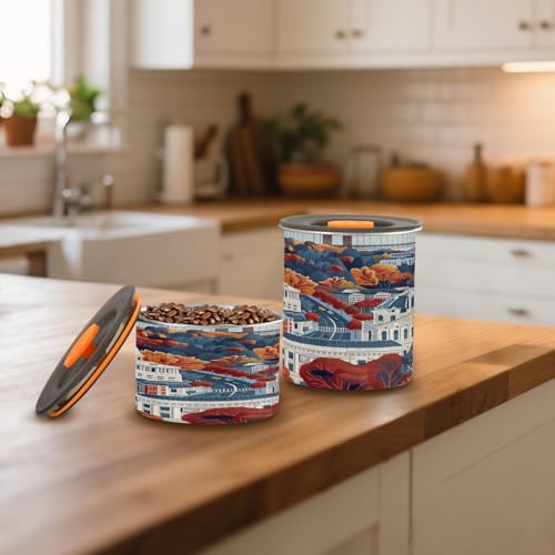 Contenedor para café hermético de acero inoxidable 30oz miniatura 7