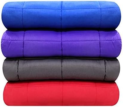 CMFRT Weighted Blanket - | Fits Queen-Sized Bed Top (60”x80” – 20 lb) | Get Quality Rest | 100% Soft Breathable Cotton | (Perfect for 180 lb individual)