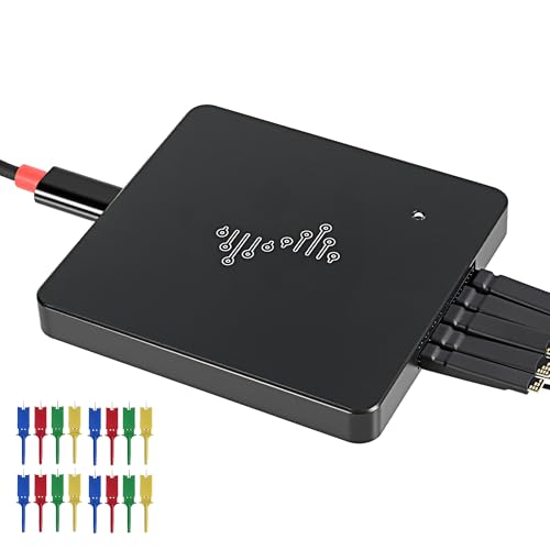 USB Logic Analyzer, 16 Channels, 400MHz Sampling Rate, 16G Sampling Depth, 256Mbits Memory, USB 2.0 Interface for PC Analysis on WinXP/10 Mac OS Linux (DSLogic Plus)