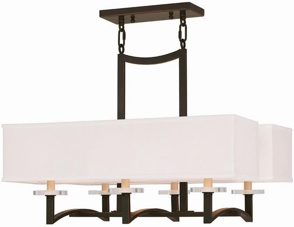 Livex Lighting 50706-67 Woodland Park 6-Light Chandelier, Olde Bronze