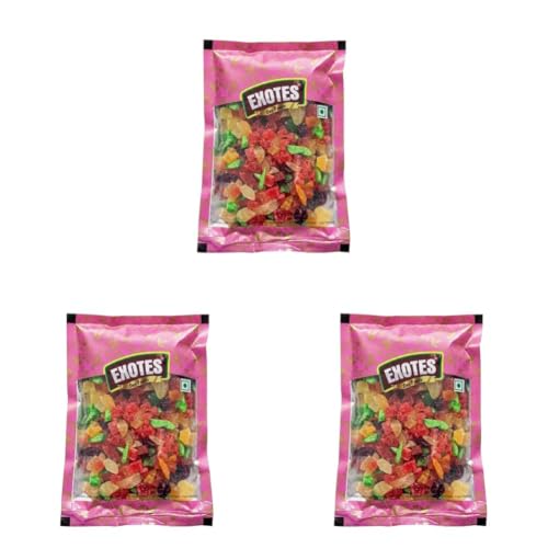 Image of Exotes Premium Dry Fruits (Dried Mix Fruit), 250 g (Pack of 3)