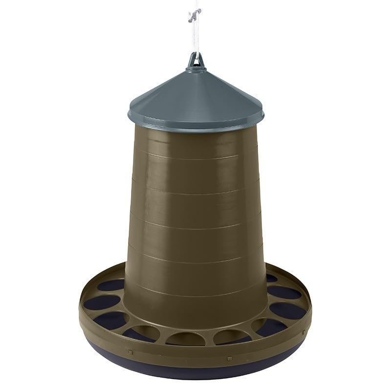 Suinga Comedero tolva gallina para Colgar 16 Kg, 46x55 cm