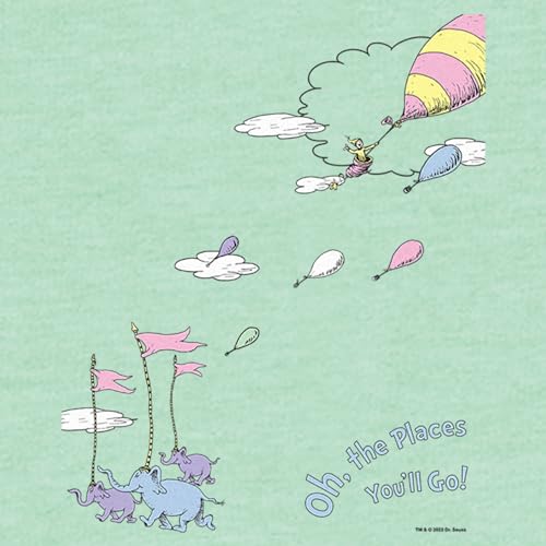 Girl's Dr. Seuss Oh The Places You'll Go Scene T-Shirt2