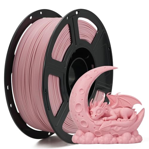 Image of FLASHFORGE High Speed PLA+ 3D Printer Filament Light Pink, Enhanced Melt Flow for Faster, Smoother Prints, 500mm /s Rapid Printing, Feature Sleek Matte Finish, Rich and Solid Color