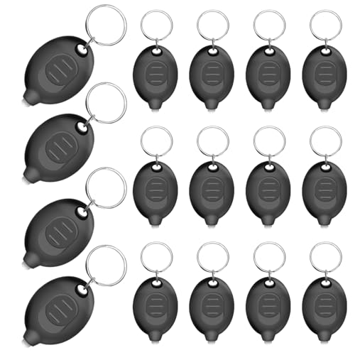 Daemson Mini LED Keychain Flashlight, Ultra Bright Tiny Flashlight, Small