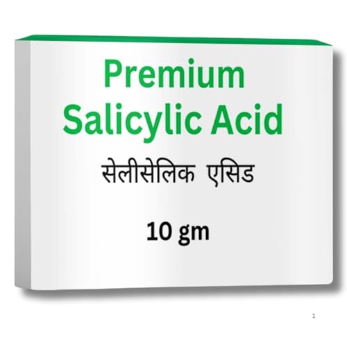 Image of Salicylic acid powder 10gm pack of 12 (12x10g) for making DIY Skin Care