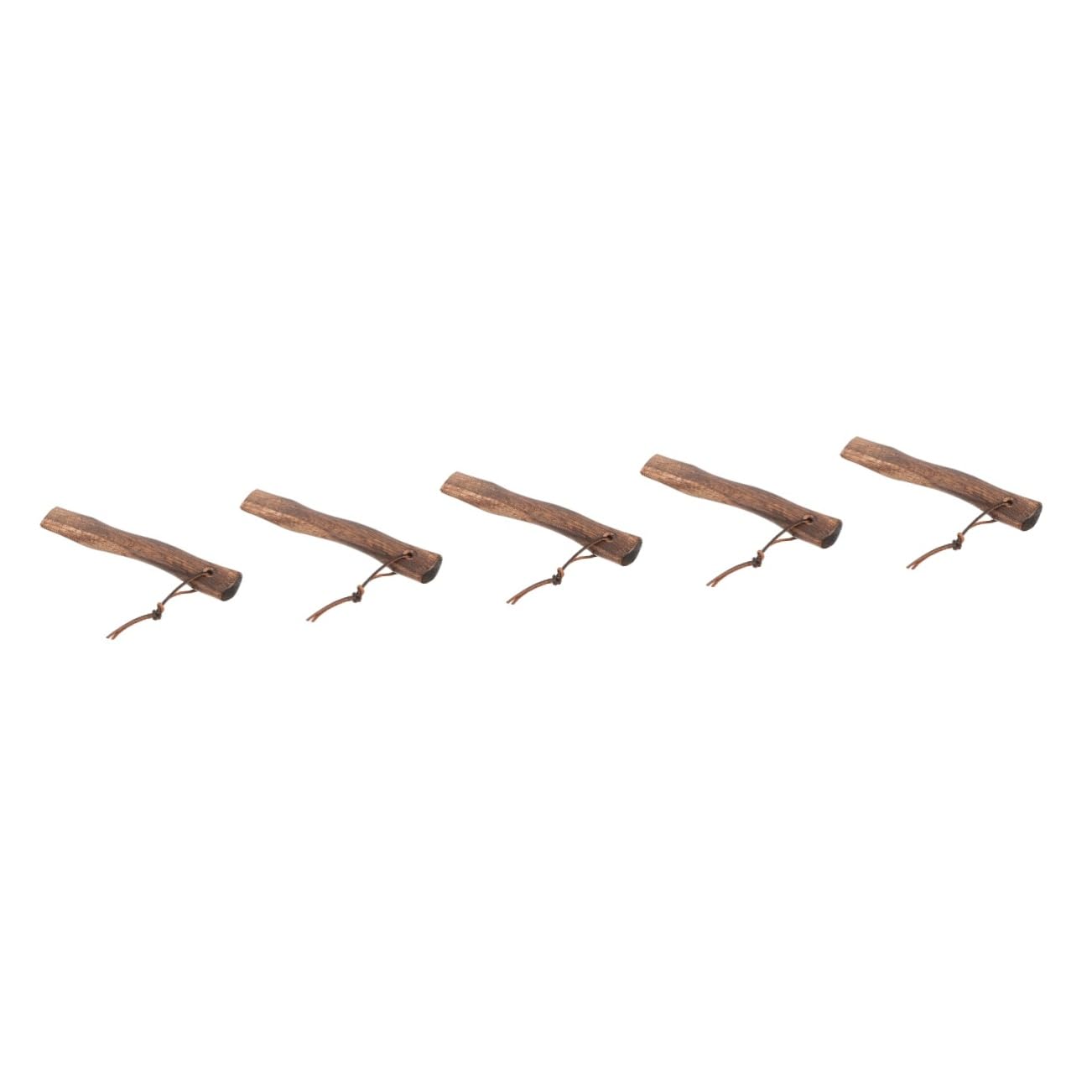 ifundom 5 Sztuk Mini Trzonek Do Siekiery Okrągły Drewniany Trzonek Ergonomiczny Drewniany Trzonek Trzonki Do Siekiery Zamienny Trzonek Motyki Zamienny Drewniany Trzonek Do Narzędzi