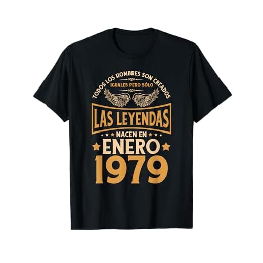 Cumpleaños Hombre Regalos Las Leyendas Enero 1979 Camiseta