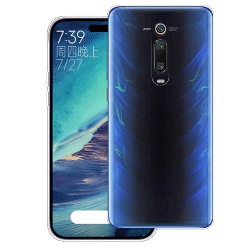 WUACYEAMING Cover per Xiaomi Mi 9T Redmi K20,Cover Case in Silicone Trasparente Ultra Sottile e Leggera, Anti Ingiallimento Custodia con Antiurto, Anti-Graffio e Retro TPU-(trasparente)