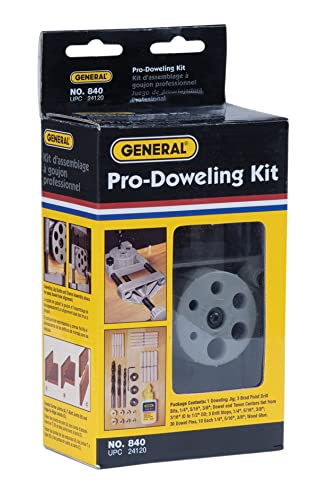 Kit tourillon bois General Tools 840 gabarit perçage et assemblage manuel - 7