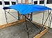 Cypress Rowe Outfitters Ocean Azure Blue Replacement Bimini Top Canvas with Storage Boot, 9' Long x 8.5' Wide, 16oz, 4 Bow, fits 97-103