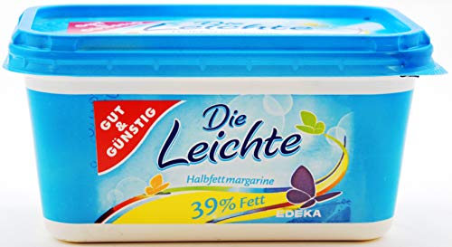 Gut & Günstig Die leichte Halbfettmargarine, 8er Pack (8 x 500g)