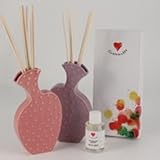 CUOREMATTO Bonbonnière Solidali 2016 Pot de Parfum 1 pièce Assorties 2 Couleurs H 15 x 8 cm