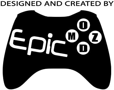2x Epic Modz PS4 Controller Light Bar Personalised Custom Vinyl Decal Sticker Multiple Fonts