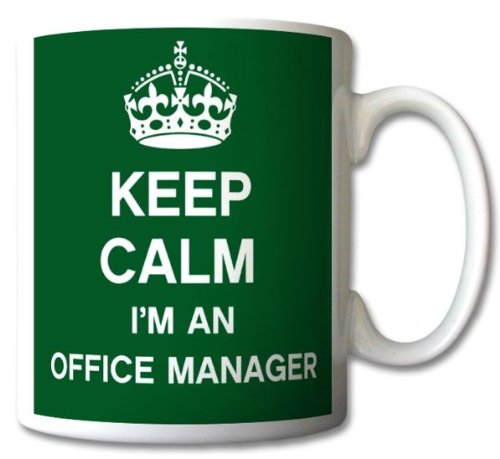Keep Calm I'm an Office Manager Mug Cup Gift Retro