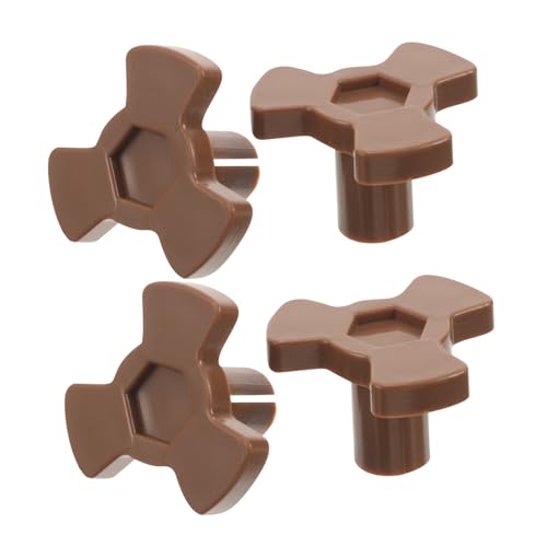Mipcase 4 piezas Soporte para Microondas Acoplador de Eje para Plato Giratorio Repuesto Resistente y Duradero para Bandeja Microondas Accesorios Compatibles con Varios