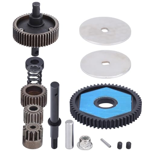 RiToEasysports Engranaje de larga duración con transmisión de motor para Axiale SCX10/SCX10 II 90046 90047