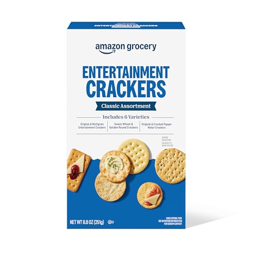 Amazon Grocery, Entertainment Crackers, Classic Assortment, 8.8 Oz