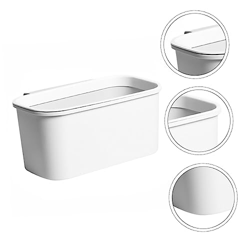 2 Piezas Canecas de Basura para Cocina Blanca Portátil miniatura 7
