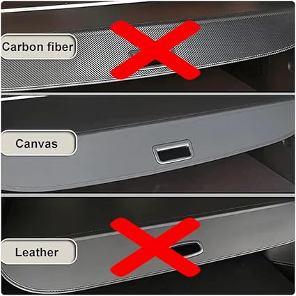 Kofferraumabdeckung Rollo für Audi A4 2007-2010 2011 2012 2013-2015, Einziehbarer Laderaum-Gepäckvorhang mit Sichtschutz & Ladungssicherung, Schwarz
