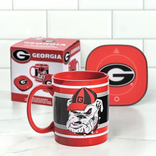 Uncanny Brands Georgia Bulldogs Mug Warmer with 12oz Mug