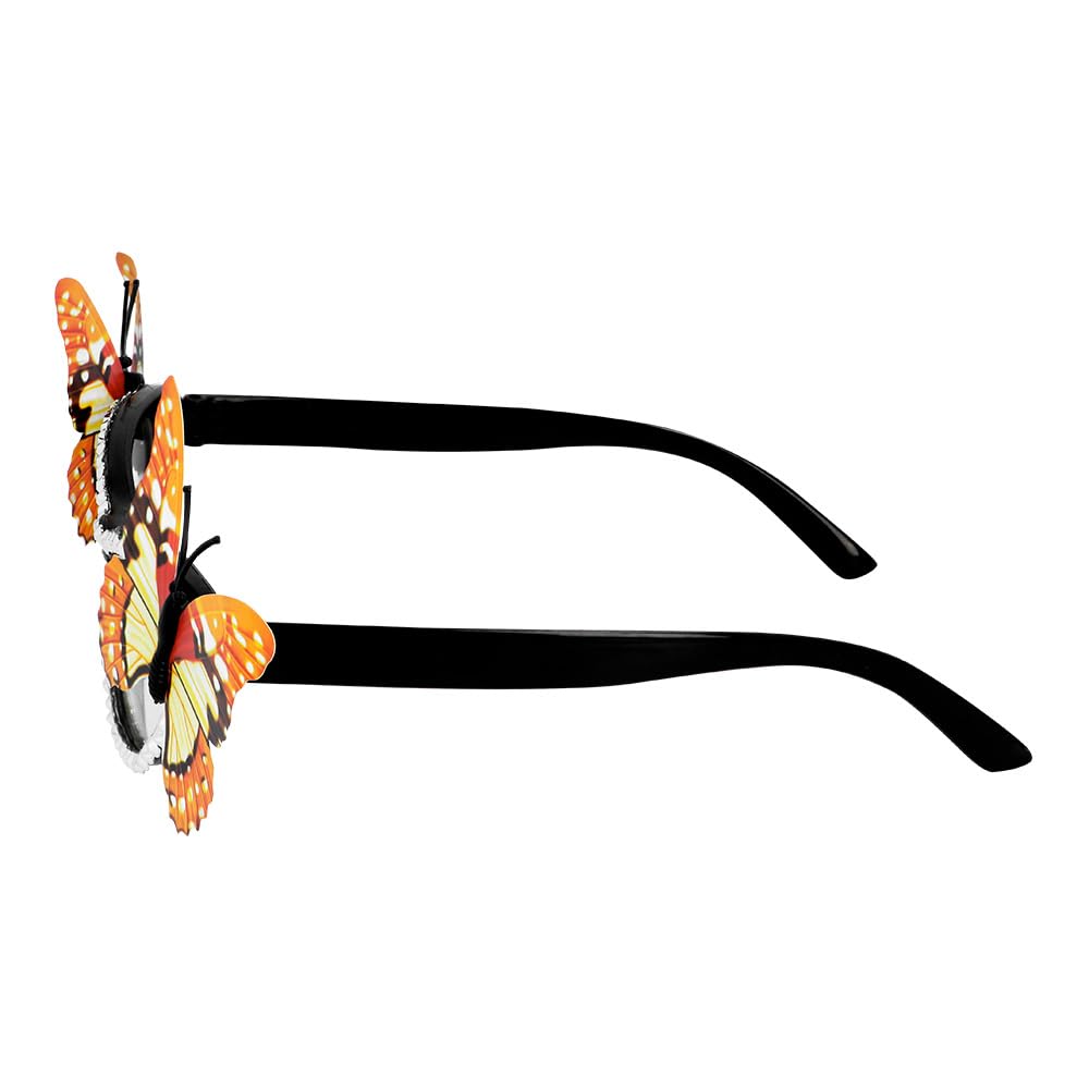 Boland 02672 Butterfly Party Glasses Retro Glasses for Carnival Theme Party and JGA Fancy Dress Accessories - Image 3
