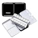 MEEDEN Empty Watercolor Tins Palette Paint Case with 12 Pcs Half Pans