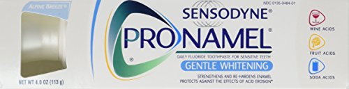 Sensodyne Pronamel Gentle Whitening Toothpaste, Alpine Breeze, 4-Ounce Tubes (2 Pack)