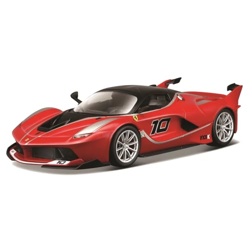 Bburago - Coche de juguete Ferrari Racing FXX K, escala 1/24, color rojo (18-26301) , Modelos/colores Surtidos, 1 Unidad