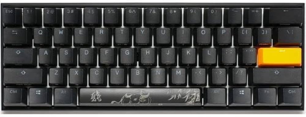 正式的 Ducky one 2 mini ダッキー ブラック 銀軸 ゲーミング