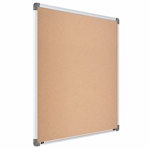 Image of Scholar Art Metis 3x4 Feet Cork Board for Study Table & Kids Room | High Strength Natural Cork + High Density Soft Board for Pinning Photos, Sticky Notes & Reminders
