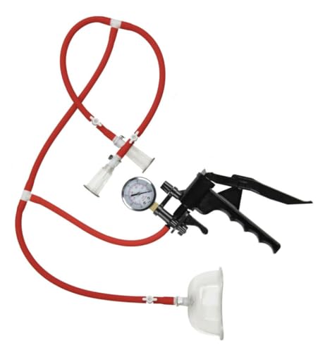 3-Way Intimate Pump with Manual Handle, Vacuum Suction Enhancer