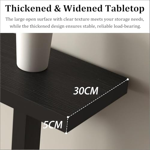 Mesa de pasillo minimalista que transforma el vestíbulo en un espacio de paz zen 5