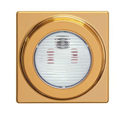 Balizas SHERPA/A CS (AU) - Tensión alimentación: 230V 50Hz - Color difusión: Oro - Color embellecedor: Rojo - Caja de empotrar: Sí - Color LEDs: Inexistente