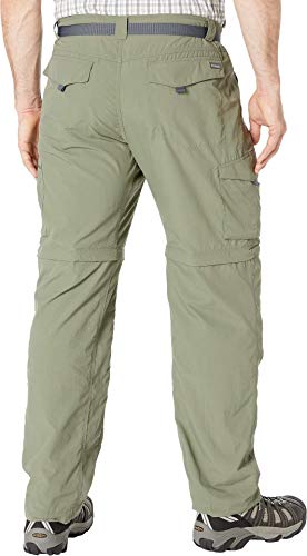 Image of Columbia Men's Big and Tall Silver Ridge Convertible Pant, Breathable, UPF, Cypress, 52x32