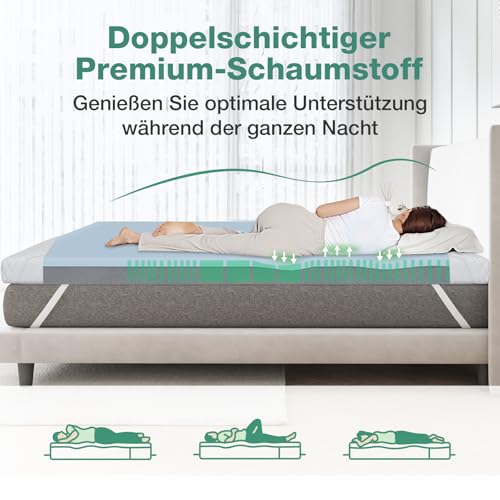 Image of Novilla Mattress Topper Twin Size - 3 Inch