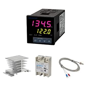 Inkbird PID Temperature Controller Kit with SSR 40DA, K Type Thermocouple, and Heat Sink