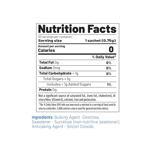 Sugar Free Natura Sweetener Packets