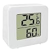 Digitale Hygrometer – Binnenthermometer Vochtigheidsmeter met temperatuurschakelaar,LCD intelligente vochtigheidsmeter met hoge nauwkeurigheid voor thuis, babykamer, kas Botiniv