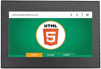 10.1" Capacitive Web HMI Panel, 1024x600 Display, 1000 nits, Class 1 Div 2 Rated, WP4101AP