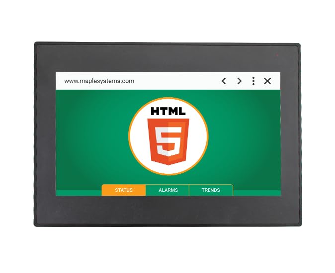 Image of 10.1 inch Capacitive Web HMI Panel, 1024x600 Display, 1000 nits, Class 1 Div 2 Rated, WP4101AP