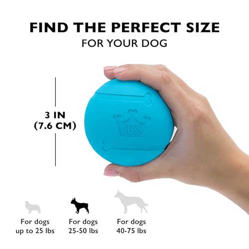 Chew King Apportierbälle, extrem haltbar, Naturkautschuk, 3 Stück – 7,6 cm Bälle (CM-0263-CS01)