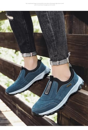 Men's Lightweight Walking Shoes for Hiking & Running - Elderly-Friendly Outdoor Sneakers with Slip-Resistant Sole2
