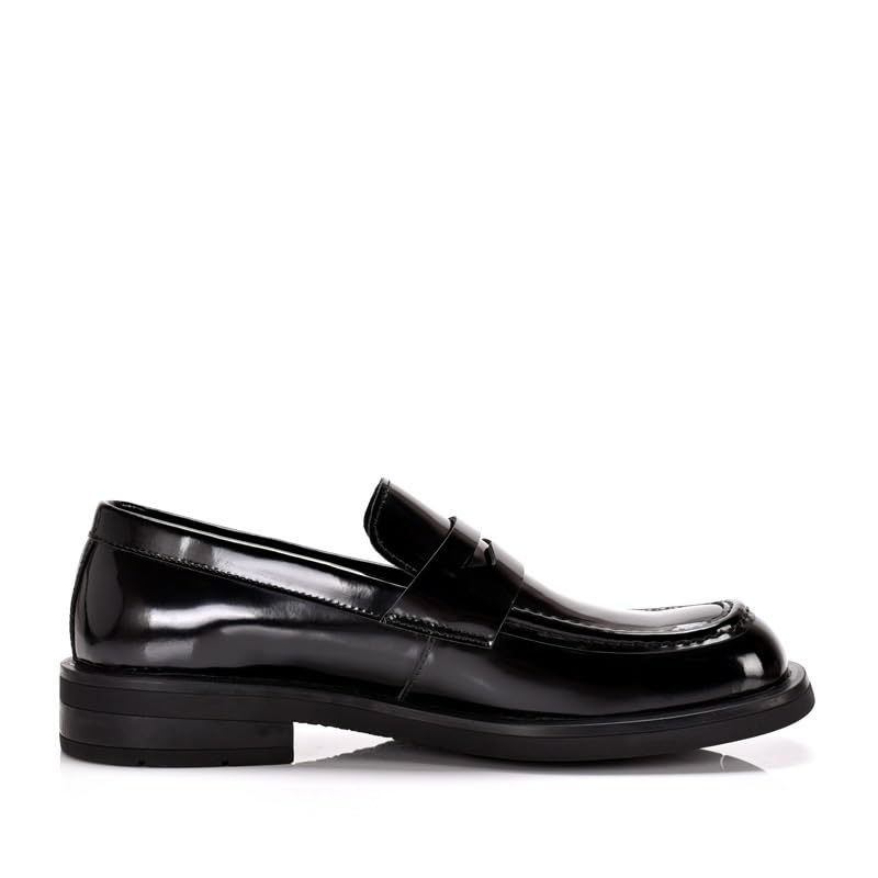 Leather Casual Sneakers for Mens Formal Slip On Penny Loafer Shoes Summer Breathable Driving Shoes2