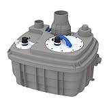 SFA - Stazione di pompaggio compatta Sanicubic 1 VX, turbine vortex a passaggio libero, installazione a terra, serbatoio da 60 litri, motore da 2000 W, 55 x 70,1 x 50,4 centimetri