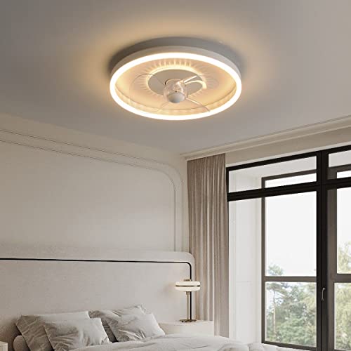 Ventilateur de plafond avec éclairage LED et télécommande pour salon - 5