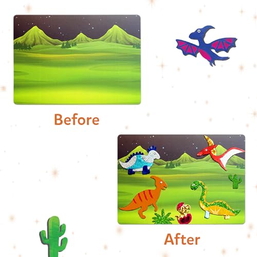 Image of Skillmatics Foil Fun - Dinosaurs, No Mess Art for Kids, Craft Kits & Supplies, DIY Creative Activity, Travel Toys, Gifts for Boys & Girls Ages 4, 5, 6, 7, 8, 9