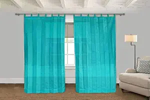 duronet - plastic outdoor loop solid curtain (85-90%) sun blockage - 2 nos (green, 4.5 ft x 9 ft) -p2